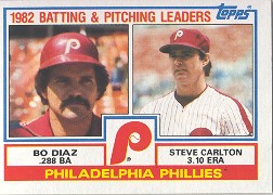 1983 Topps      229     Phillies TL/Steve Carlton/Bo Diaz